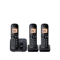 selling kx tgc223eb cordless telephone with answering machine and nuisance call block trio 5f0557720003a