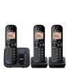 selling kx tgc223eb cordless telephone with answering machine and nuisance call block trio 5f055775a3da9