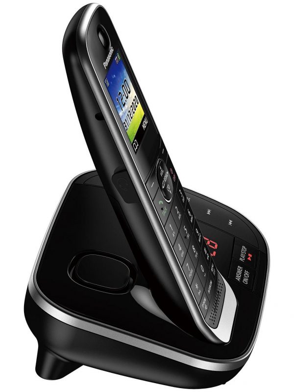 selling kx tgj324eb quad cordless telephone with answering machine black 5efc1d97e514f