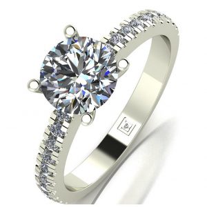 selling lady lynsey 9ct gold 1 40ct total round brilliant moissanite solitaire ring 5efc647877f06