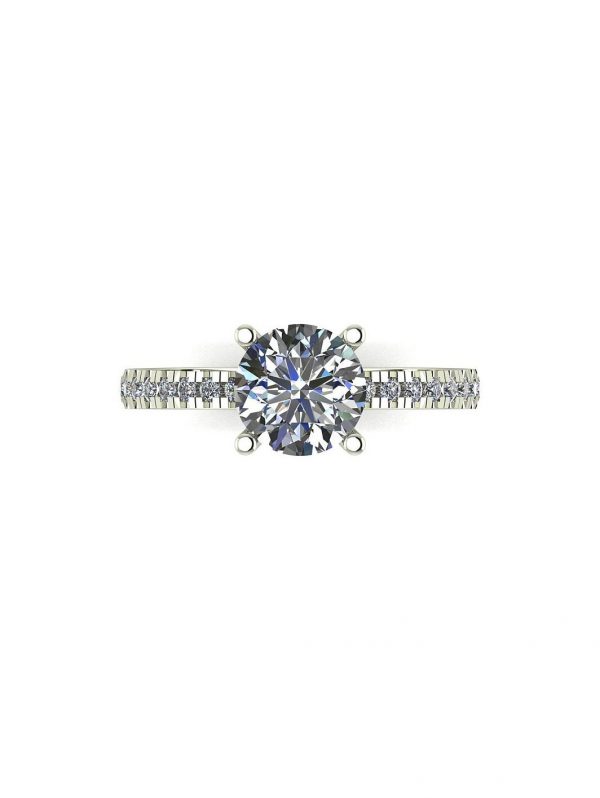 selling lady lynsey 9ct gold 1 40ct total round brilliant moissanite solitaire ring 5efc647ac8b9a