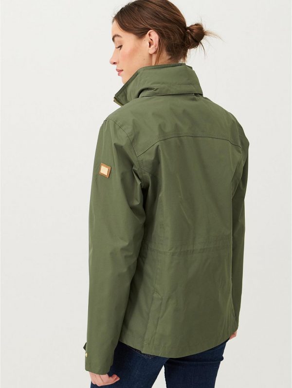selling laurenza waterproof jacket khaki 5f0429f13b844