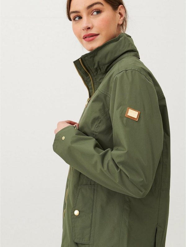 selling laurenza waterproof jacket khaki 5f0429f30b487
