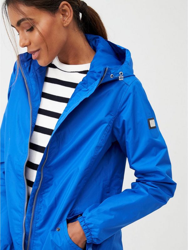 selling lilibeth waterproof jacket blue 5f04296cbada9