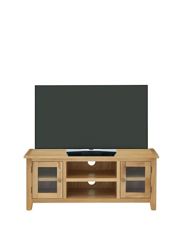 selling london oak ready assembled tv unit fits up to 50 inch tv 5f1c0b26313ca