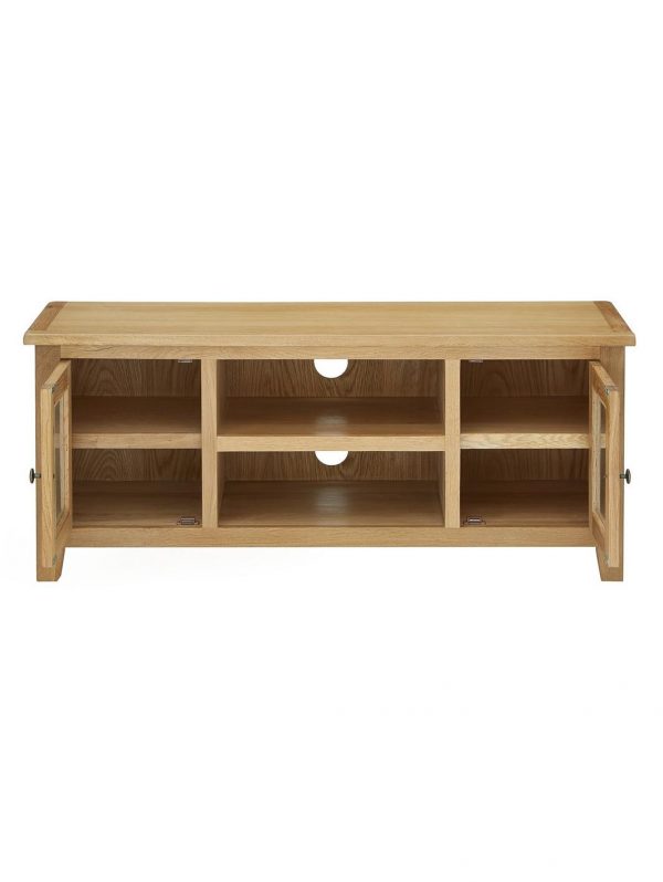 selling london oak ready assembled tv unit fits up to 50 inch tv 5f1c0b29c183d