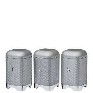 selling lovello tea coffee and sugar canisters shadow grey 5f043159b81aa
