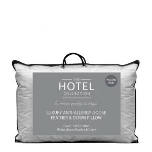 selling luxury anti allergy goose feather and down pillows pair 5efef12180e54