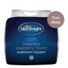 selling luxury impress 7cm memory foam mattress topper 5efef1ead1fbd