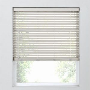 selling made to measure 50mm wooden blinds in pale grey 5f0199e15dffc