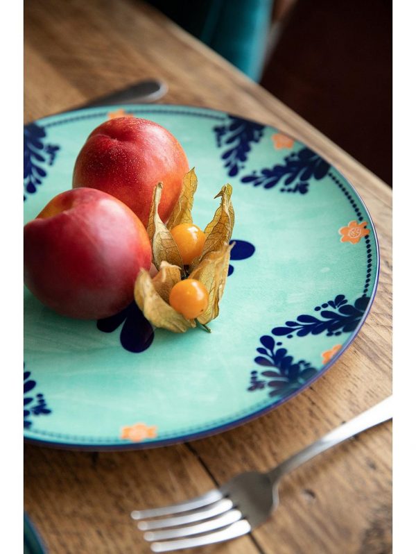 selling majolica dinner plates set of 4 5efc780172f8b