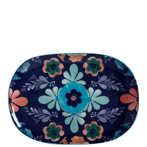 selling majolica large blue oblong platter 5efc782008b8e