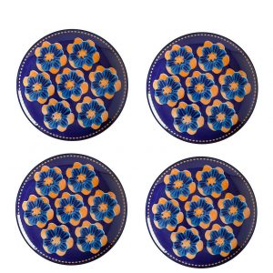 selling majolica side plates set of 4 5efc77ddd12c4