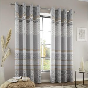 selling malawa geo eyelet curtains 5f019603cd03d