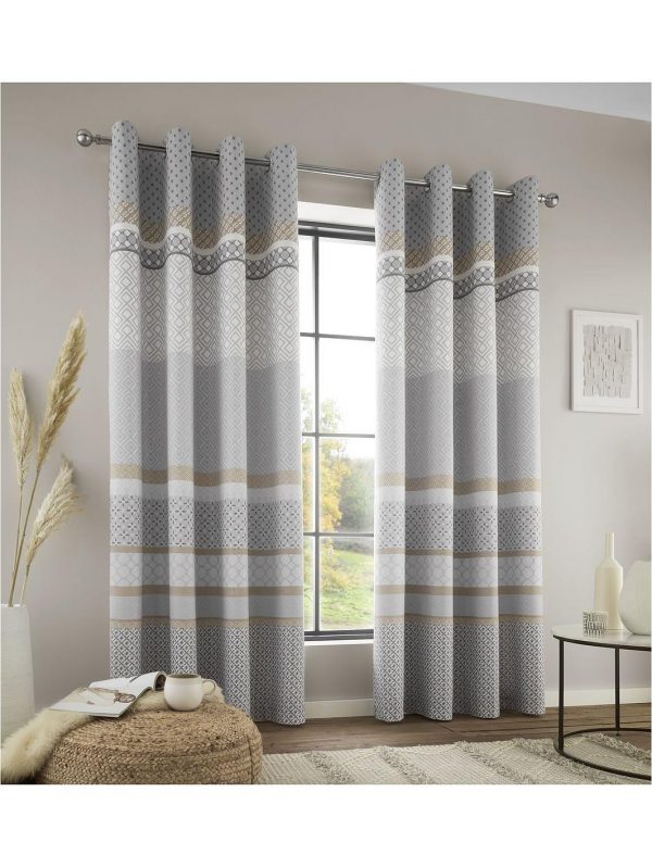 selling malawa geo eyelet curtains 5f0196048e2f1