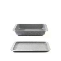 selling marble collection roasting pan and baking tray set in grey 5efc55b5b63dd