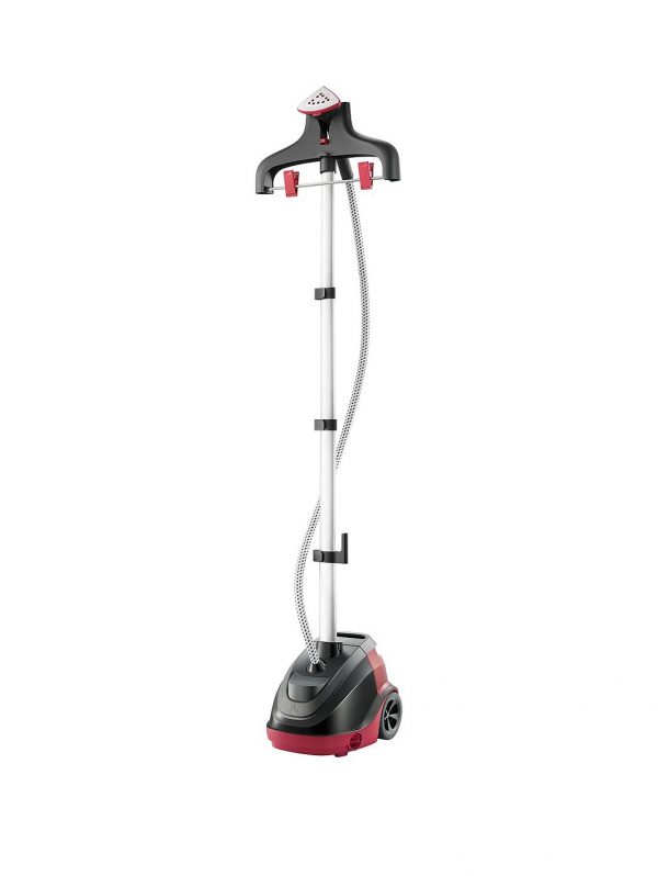 selling master precision 360 upright garment clothes steamer red and black 5f06ba1ebba26