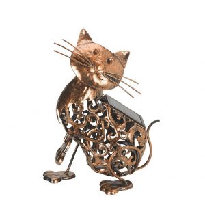 selling metal solar cat light 5f2016766ddfc
