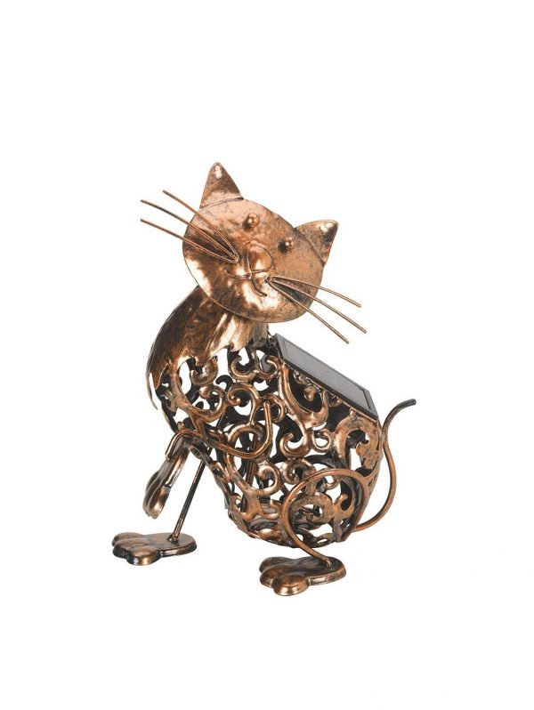 selling metal solar cat light 5f2016766ddfc