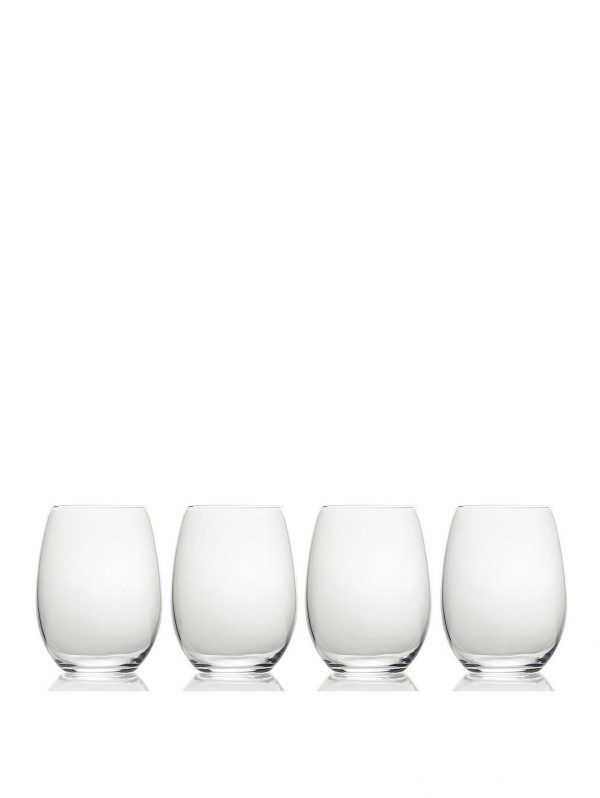 selling mikasa julie stemless wine glasses set of 4 5efc593801ff1