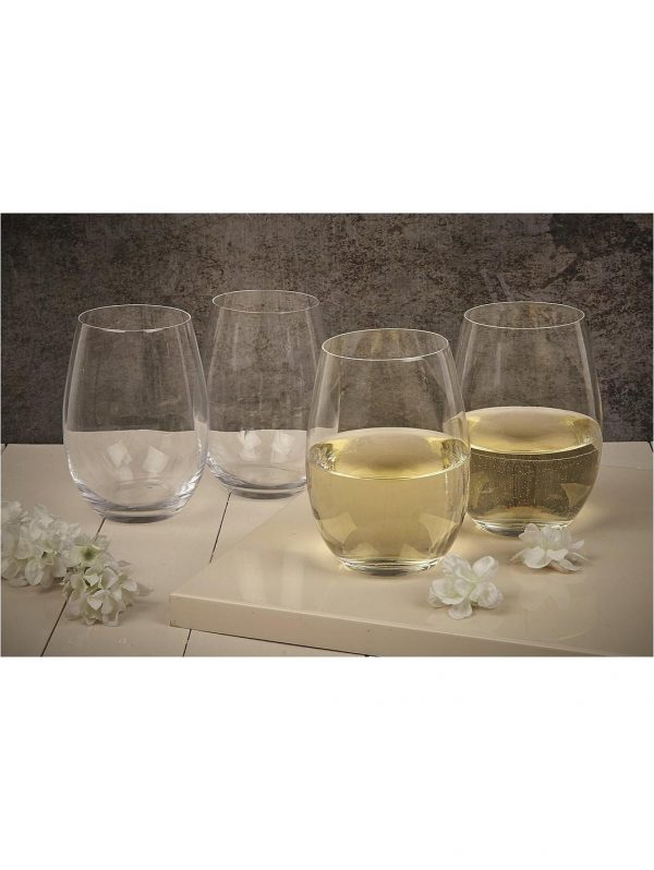 selling mikasa julie stemless wine glasses set of 4 5efc59392a597