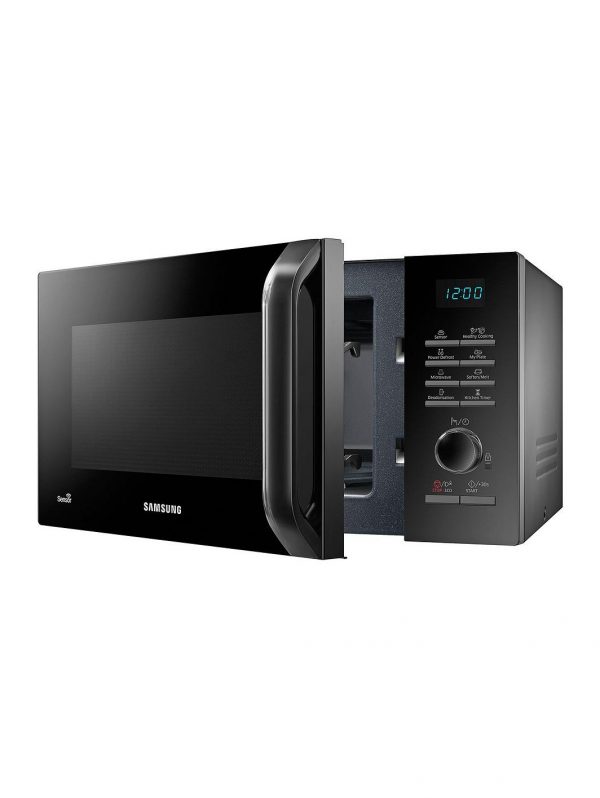 selling ms23h3125ak eu 23 litre 800 watt solo microwave with smart humidity sensor technology black 5f056554496e3