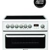 selling newstyle hae60ps 60cm double oven electric cooker with ceramic hob white 5f081bcf70445