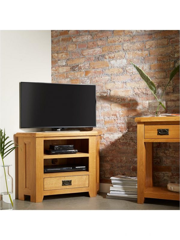 selling oakland 100 solid wood corner tv unit fits up to 40 inch tv 5f06b982d7f3a