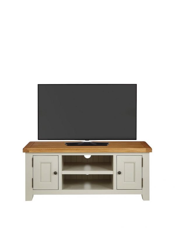 selling oakland painted 100 solid wood ready assembled large tv unit fits up to 55 inch tv 5efd7fab7756e
