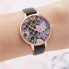 selling olivia burton glasshouse demi floral dial black strap watch 5f044befe7e8c