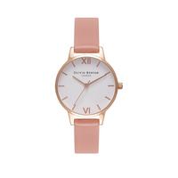 selling olivia burton white dial pink strap watch 5f044bf57604c