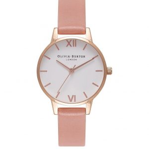 selling olivia burton white dial pink strap watch 5f044bf9a00b6
