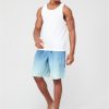 selling ombre long swimming shorts blue 5f0429ebd0ae3