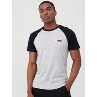selling orange label classic baseball t shirt grey marl 5efc81d798495