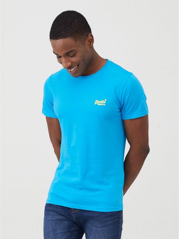 selling orange label neon lite t shirt electric blue 5efc82aa50bf0