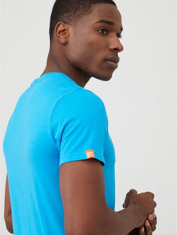 selling orange label neon lite t shirt electric blue 5efc82ac56c2a