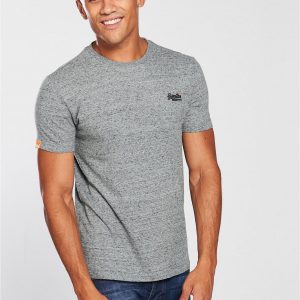 selling orange label vintage embroidered t shirt grey marl 5efc82cf17298