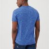 selling orange label vintage embroidery t shirt blue 5efc8228e7079