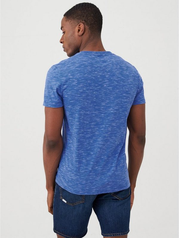 selling orange label vintage embroidery t shirt blue 5efc8228e7079
