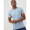 selling orange label vintage embroidery t shirt light blue 5efc81207fe19