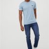 selling orange label vintage embroidery t shirt light blue 5efc8125d1f9d