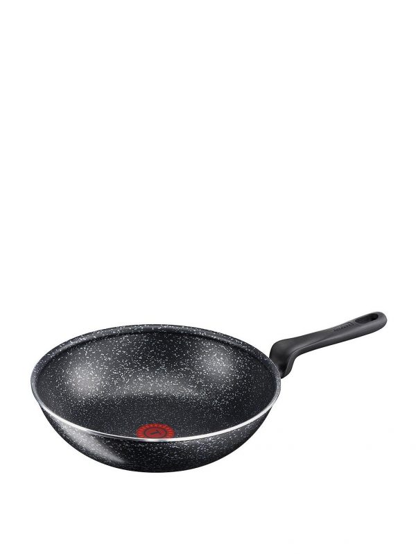 selling origins non stick 28cm wok with thermo spot black stone effect 5f05b2fbf0038
