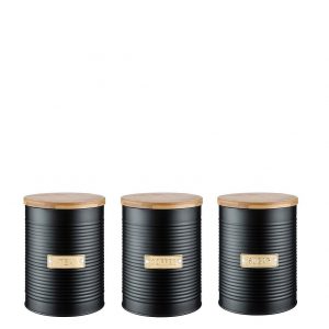 selling otto black tea coffee and sugar storage canisters 5f04312e658a1