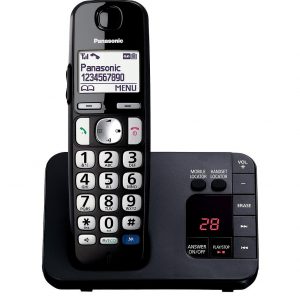 selling panasonic kx tge720eb big button dect cordless telephone with nuisance call blocker digital answering machine single handset pack black 5f1fe73f9e69e