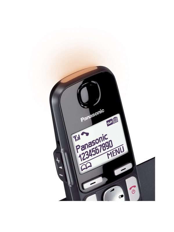 selling panasonic kx tge720eb big button dect cordless telephone with nuisance call blocker digital answering machine single handset pack black 5f1fe74495a9e