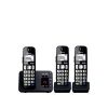 selling panasonic kx tge723eb big button dect cordless telephone with nuisance call blocker digital answering machine trio handset pack black 5f1fe77e05e1b