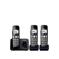 selling panasonic kx tge723eb big button dect cordless telephone with nuisance call blocker digital answering machine trio handset pack black 5f1fe77e05e1b
