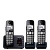 selling panasonic kx tge723eb big button dect cordless telephone with nuisance call blocker digital answering machine trio handset pack black 5f1fe780306e5