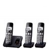 selling panasonic kx tge723eb big button dect cordless telephone with nuisance call blocker digital answering machine trio handset pack black 5f1fe780ea425
