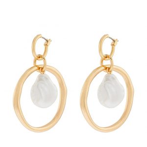 selling pearl statement hoop drop 5efdc05b1b95a